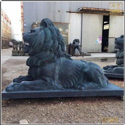 定做欧式铜狮子雕塑铸造厂