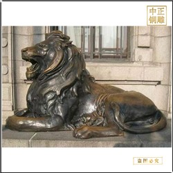 2米铸铜汇丰狮子铸造