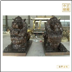 纯铜狮子雕塑