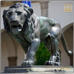 动物雕塑中铜狮子带给人们的文化